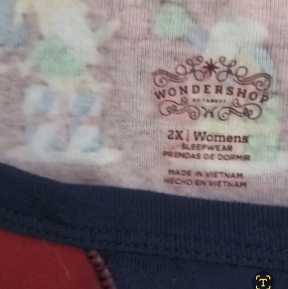 Wondershop Plus Size Christmas Pajamas Pajamas 2XL - Picture 9 of 13